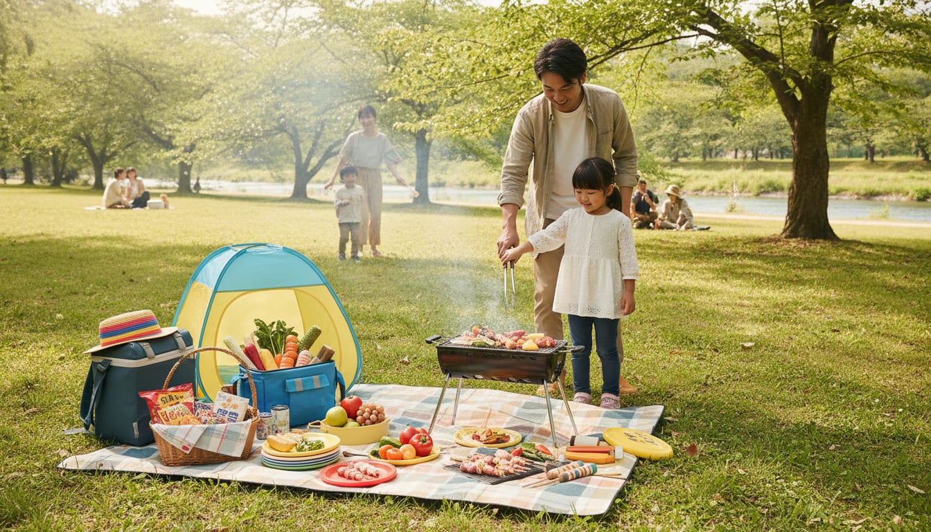 家族で楽しむ日帰りBBQ持ち物リスト：子どもの成長を育む準備術